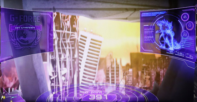 ゴジラ夕方ステージ