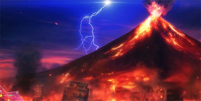 スマスロゴジラ火山ステージ