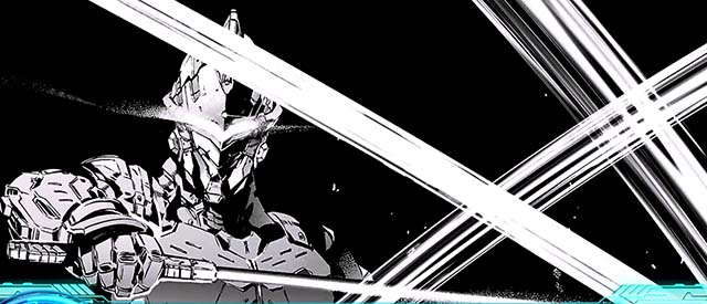 ウルトラマンアイキャッチモノクロ